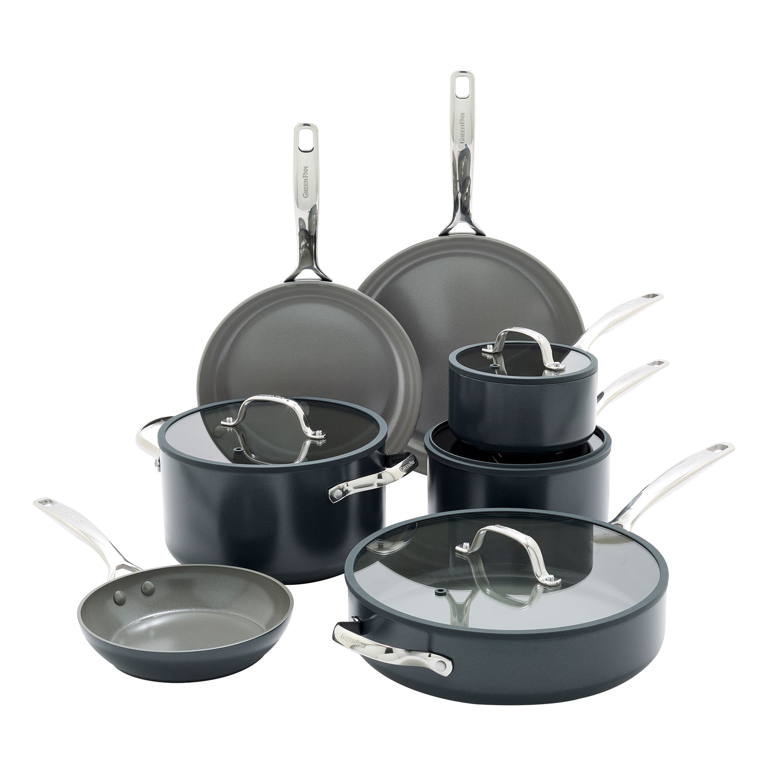 Greenpan Eras Ceramic Non-Stick 11-Piece Cookware Set