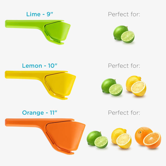 Fluicer Fold-Flat Citrus Juicer – Manual Hand Lemon & Lime Squeezer with Seed Catcher