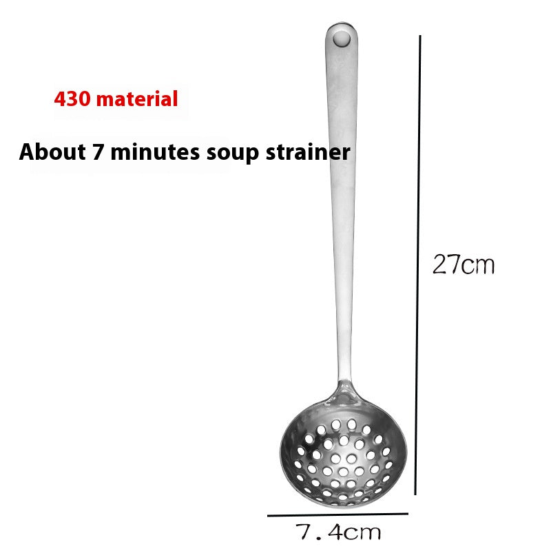 Stainless Steel Soup Ladle and Colander
