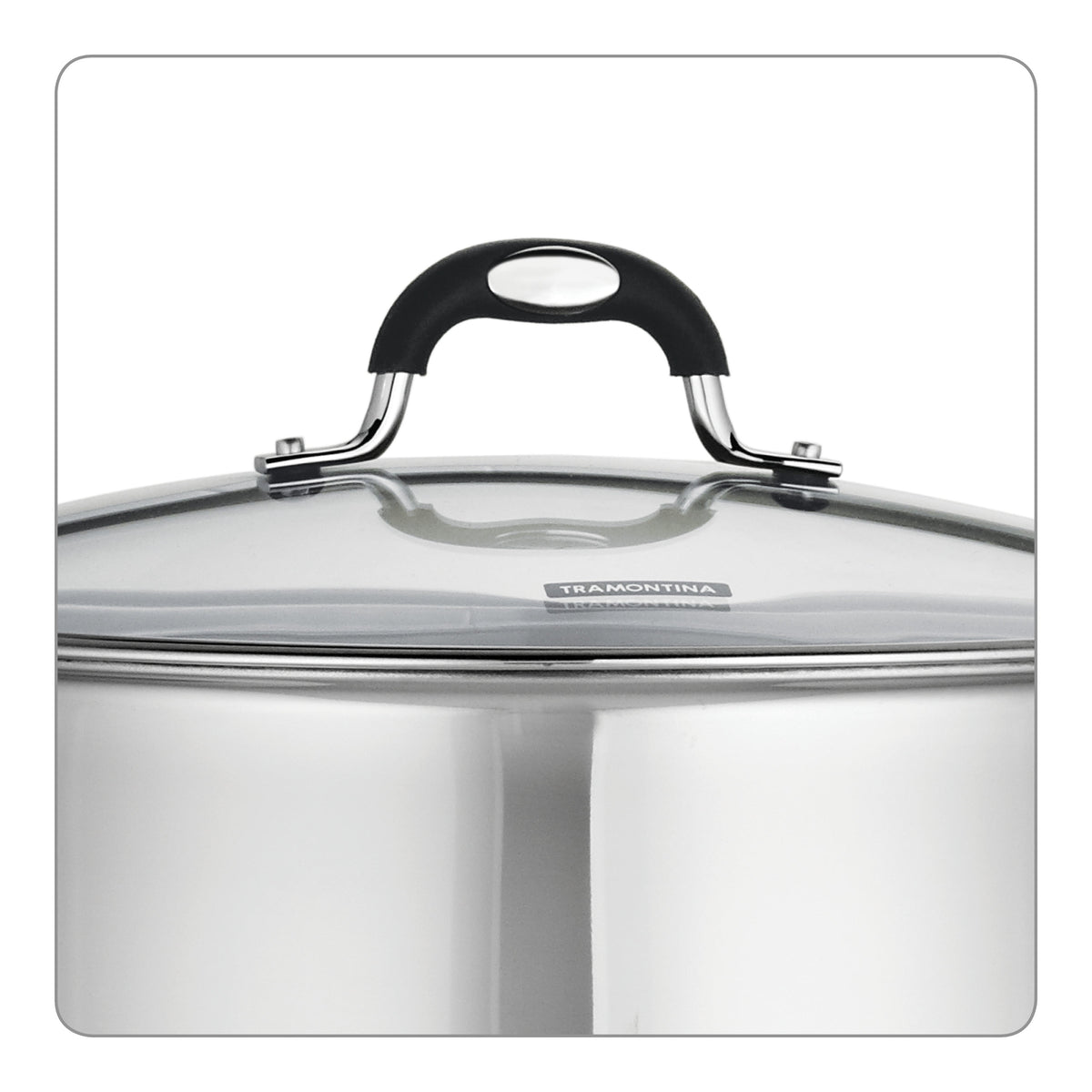 Tramontina Stainless Steel 12 Quart Covered Stock Pot