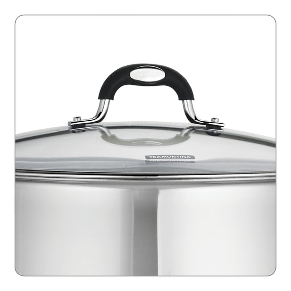 Tramontina Stainless Steel 12 Quart Covered Stock Pot