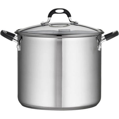 Tramontina Stainless Steel 12 Quart Covered Stock Pot