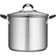 Tramontina Stainless Steel 12 Quart Covered Stock Pot