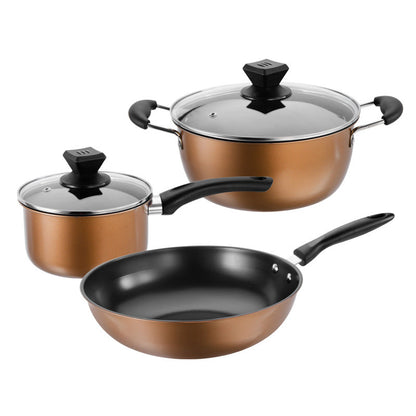 Cast Iron Non-Stick three piece cookware set