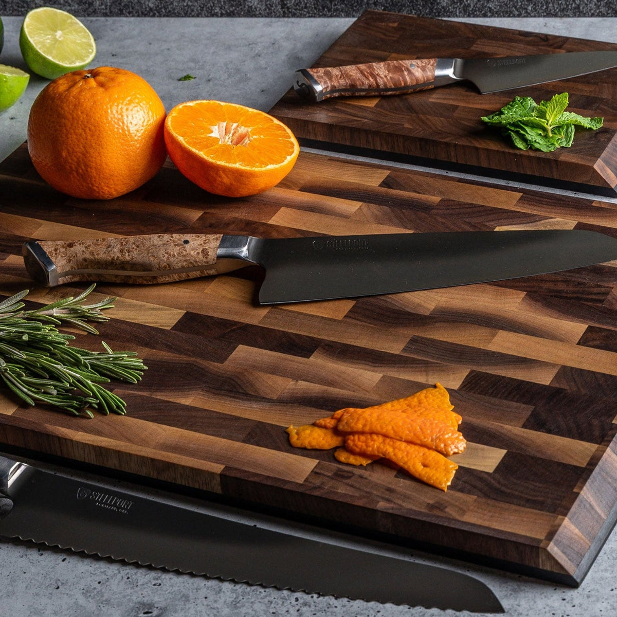 STEELPORT Signature 5-Piece Knife & Cutting Board Set