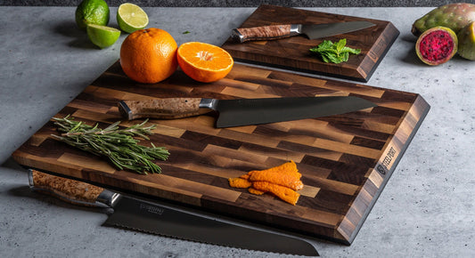 STEELPORT Signature 5-Piece Knife & Cutting Board Set