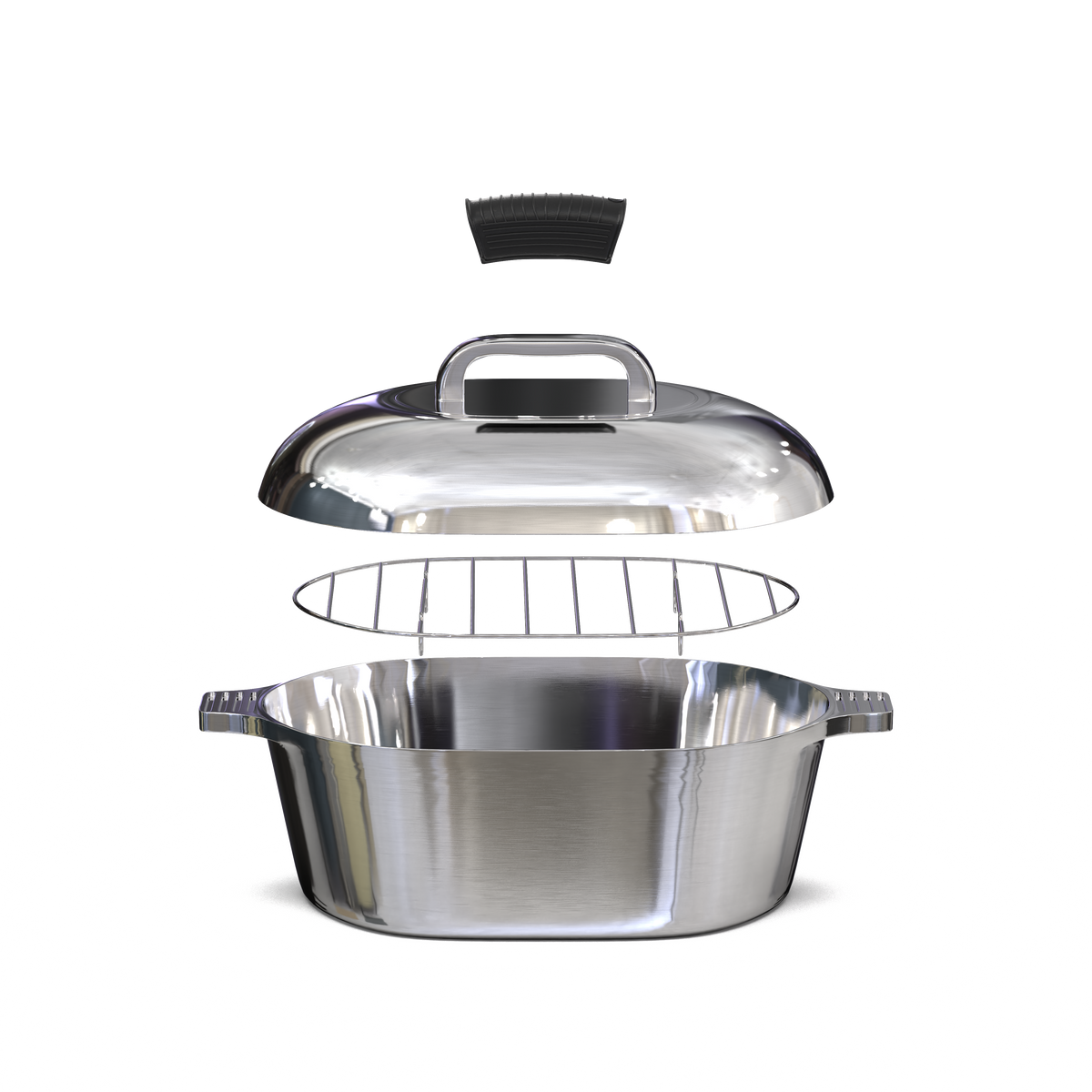 Magnaware 5-Quart 11-Inch Oval Aluminum Dutch Oven with Lid