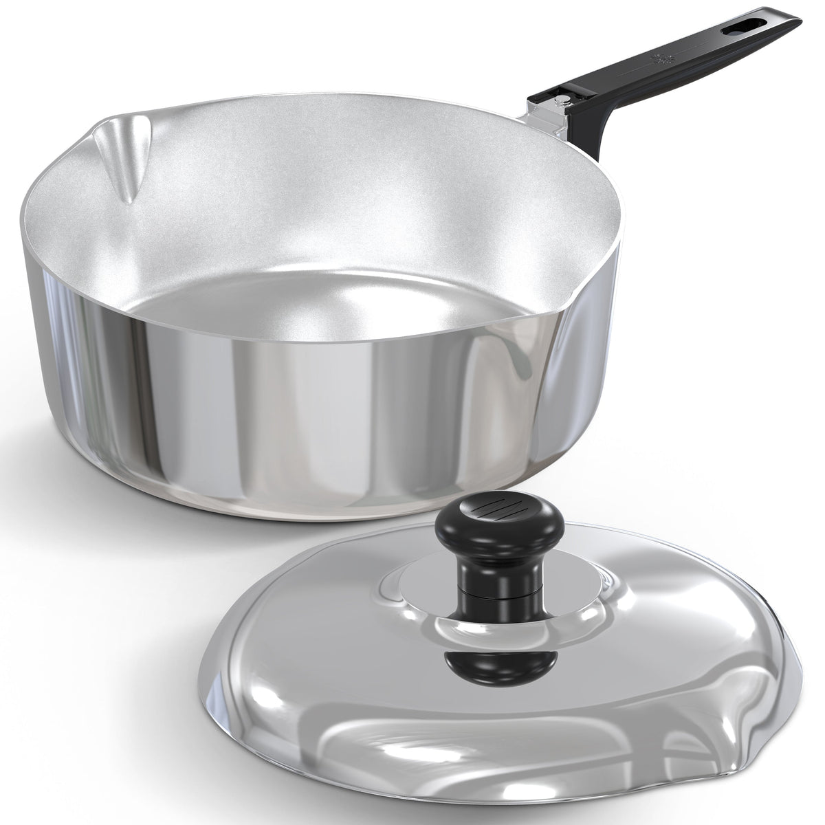 Magnaware 12-Inch Aluminum Sauté Pan with Lid