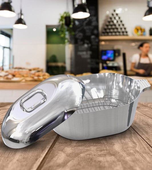 Magnaware Oval Dutch Oven with Lid - 10 Quart (15 Inch)