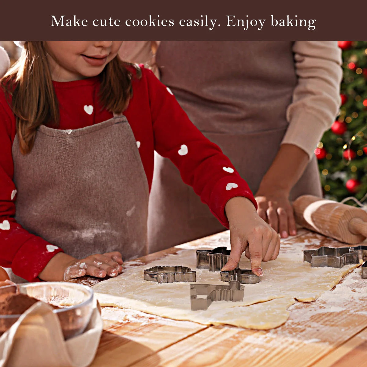 11-piece Cute Stainless Steel Animal Cookie Cutter Set