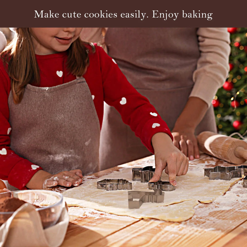 11-piece Cute Stainless Steel Animal Cookie Cutter Set