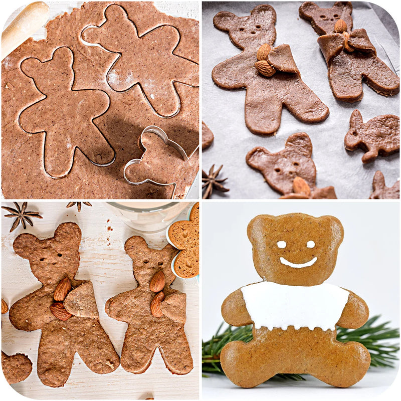 11-piece Cute Stainless Steel Animal Cookie Cutter Set
