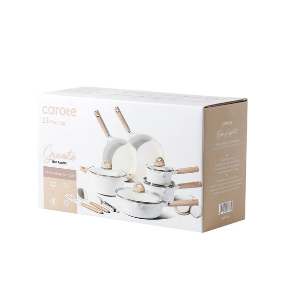 Carote cookware set packaging on a white background