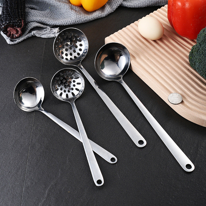 Stainless Steel Soup Ladle and Colander