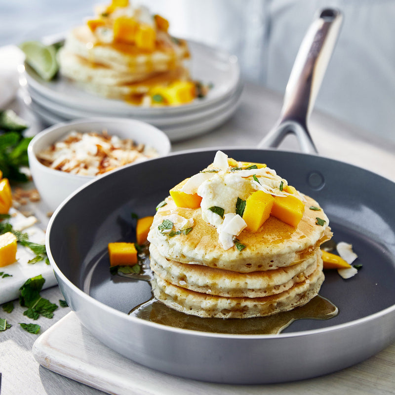 Greenpan GP5 Ceramic Non-Stick Stainless Steel 10-Piece Cookware Set