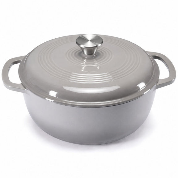 Gray with lid on a white background