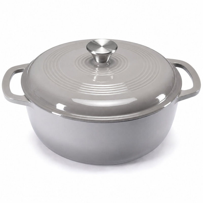 Gray with lid on a white background