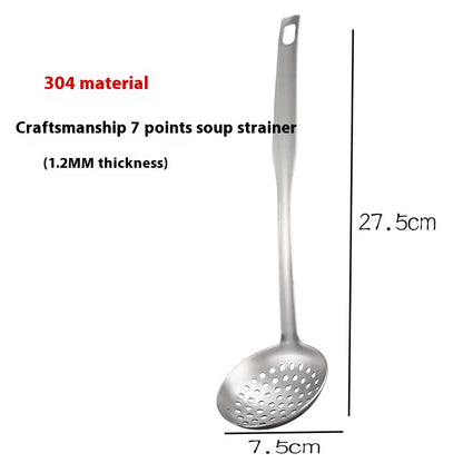 Stainless Steel Soup Ladle and Colander