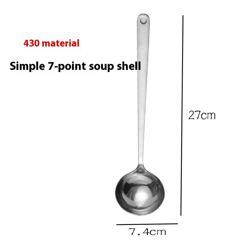 Stainless Steel Soup Ladle and Colander