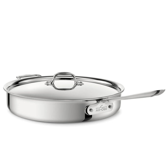 All-Clad D3 3-Ply Stainless Steel Saute Pan 6 Quart