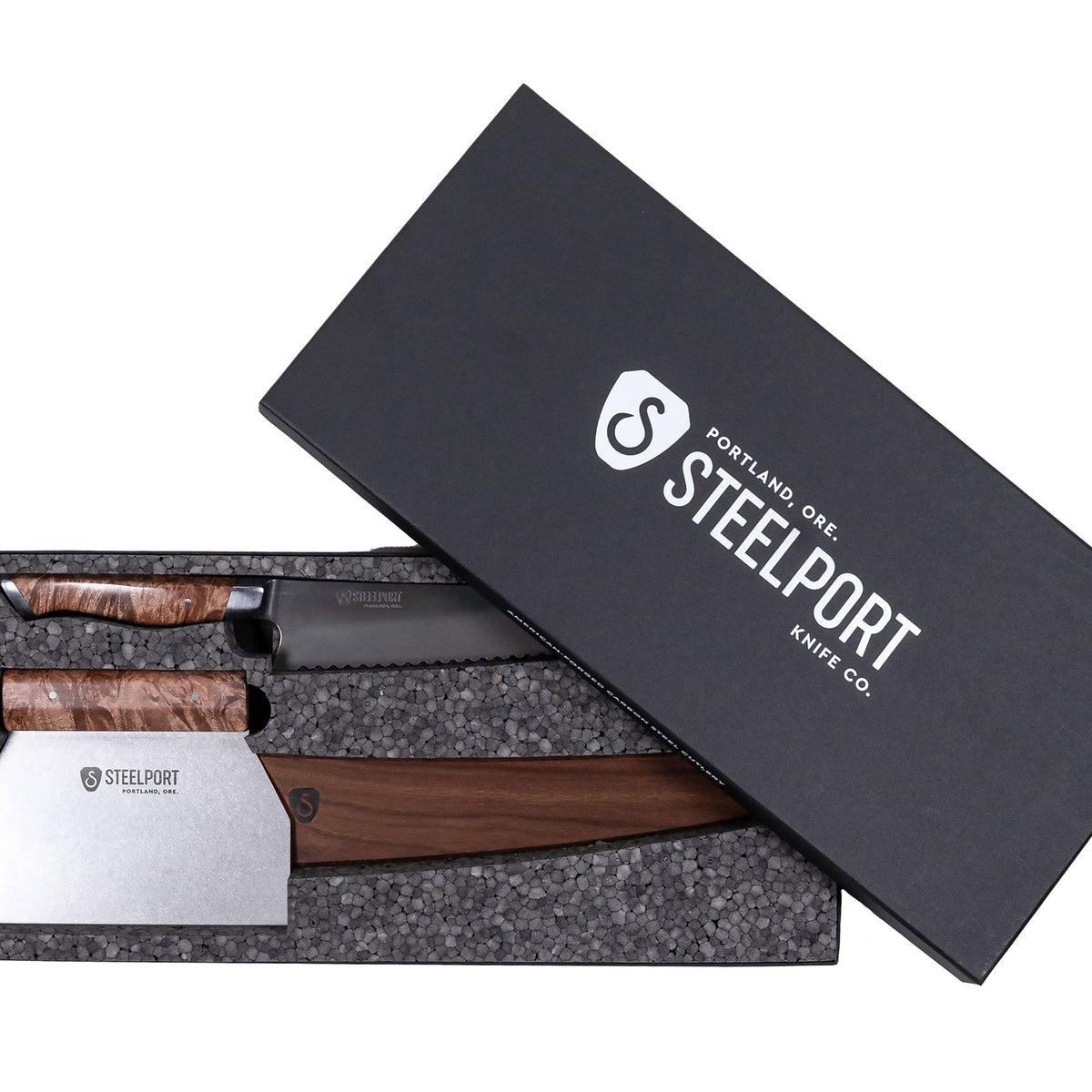 STEELPORT 3-Piece Baker Set – Bread Knife, Scraper & Sheath