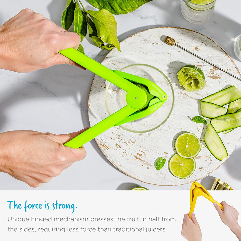 Fluicer Fold-Flat Citrus Juicer – Manual Hand Lemon & Lime Squeezer with Seed Catcher