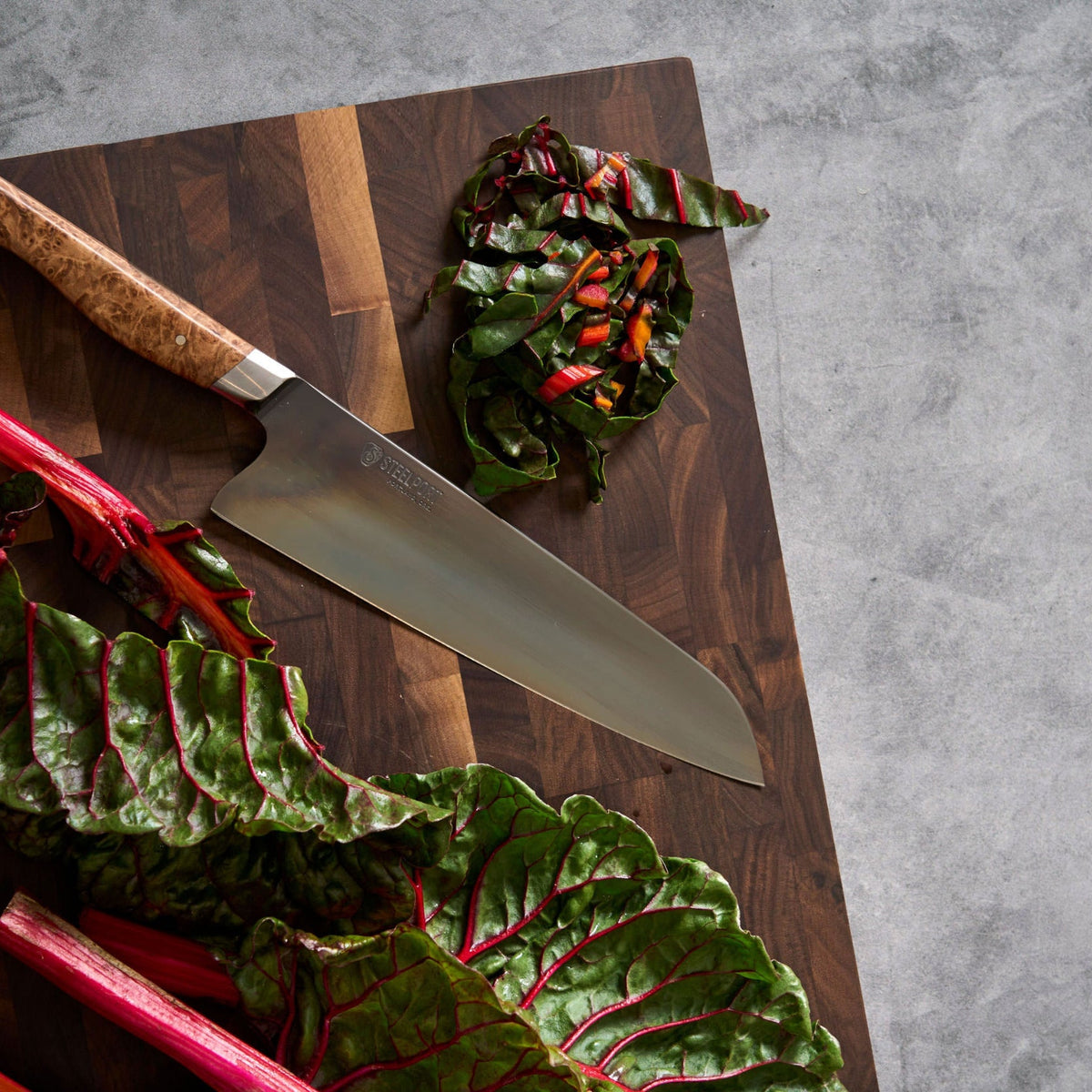 STEELPORT Everyday 8-Inch Chef Knife & Cutting Board Set