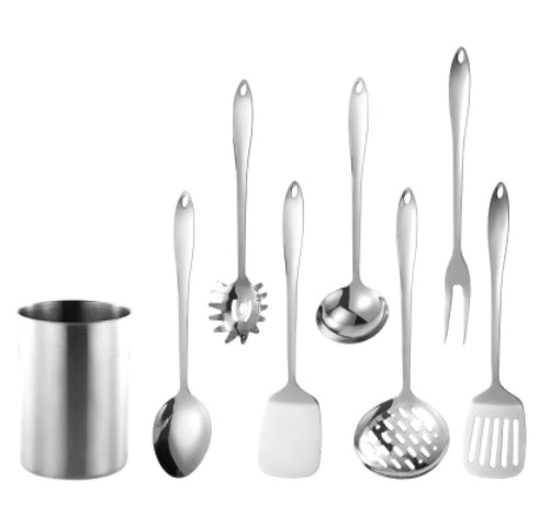 Stainless Steel Soup Ladle and Colander