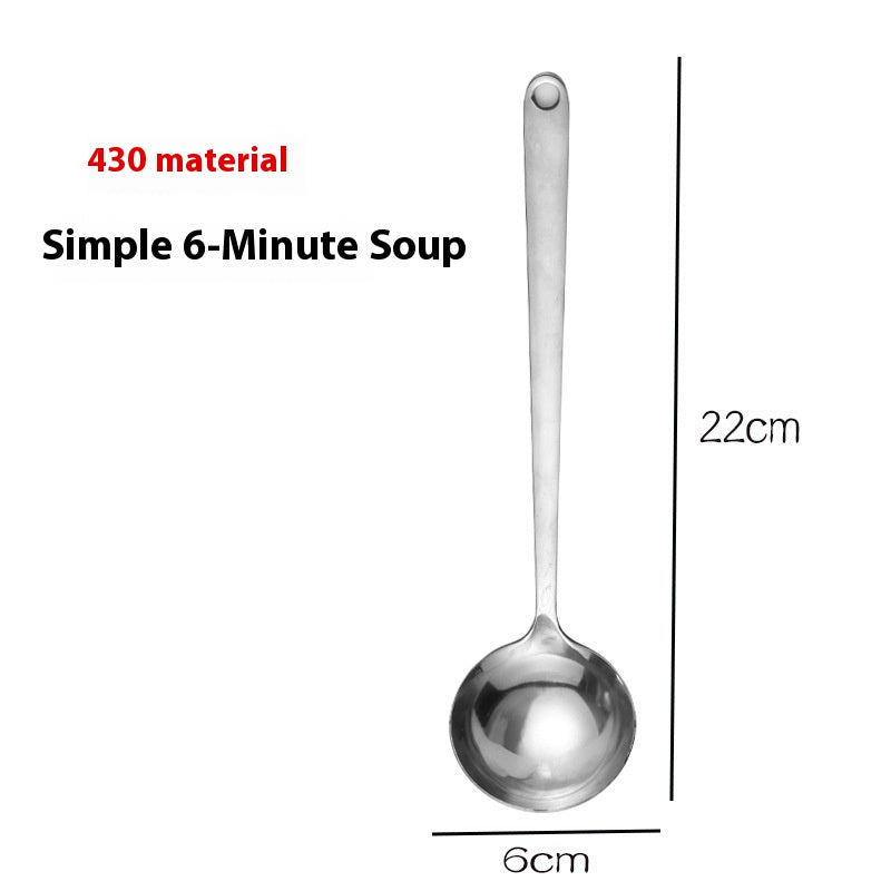 Stainless Steel Soup Ladle and Colander
