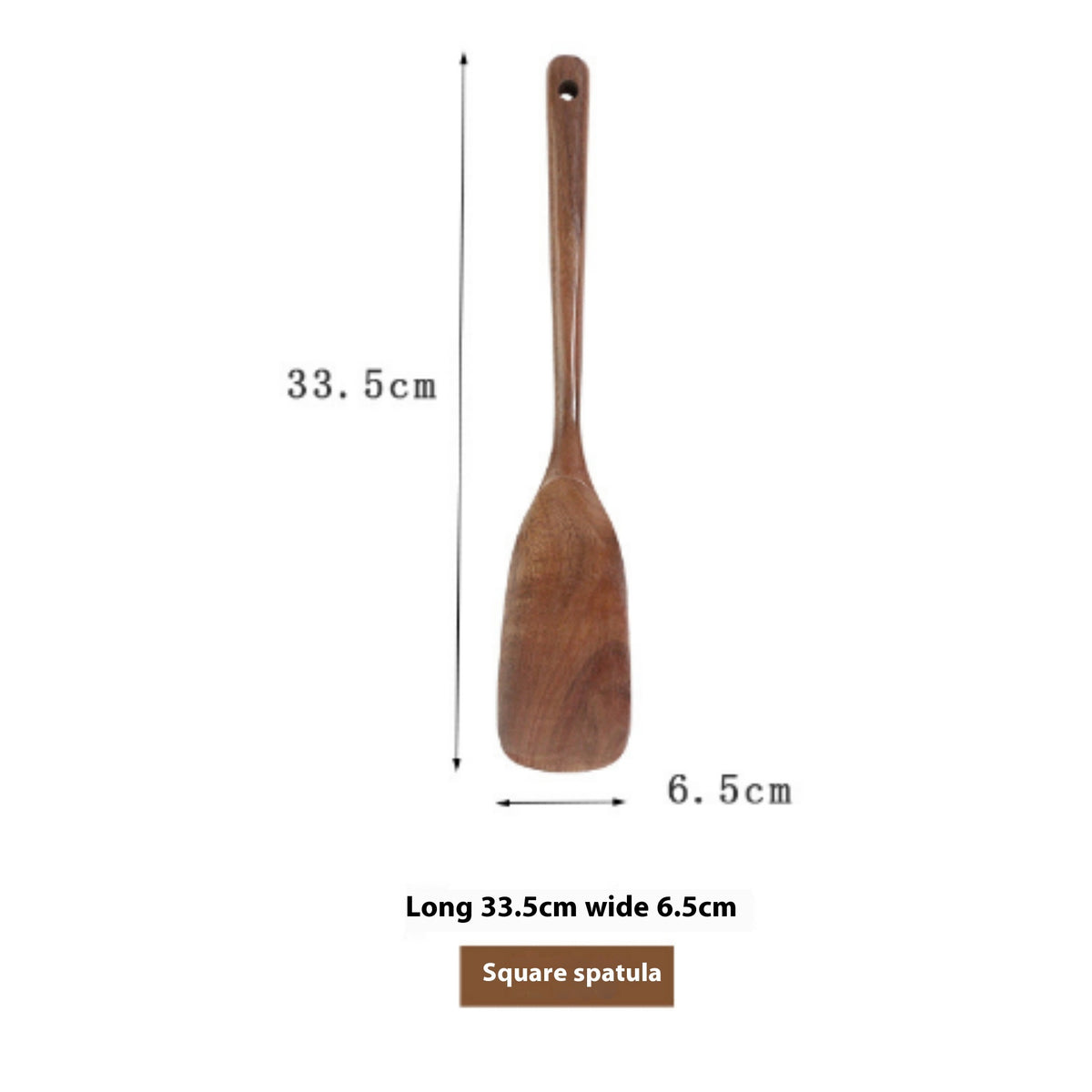 Teak Natural Wood Ladle Turner Colander Soup Skimmer Tool Set