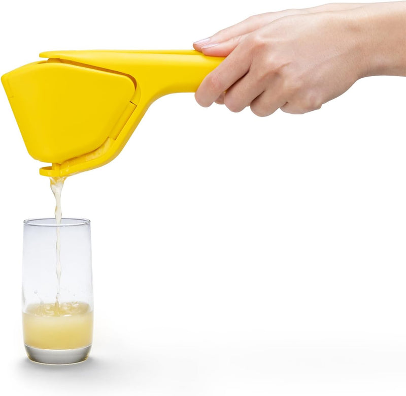 Fluicer Fold-Flat Citrus Juicer – Manual Hand Lemon & Lime Squeezer with Seed Catcher