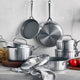 Greenpan GP5 Ceramic Non-Stick Stainless Steel 10-Piece Cookware Set