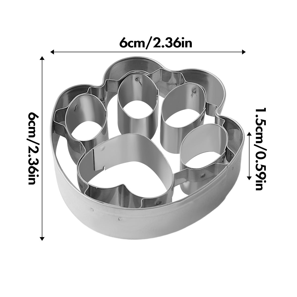 Premium Stainless Steel Animal-Shaped Cookie Cutter Sets