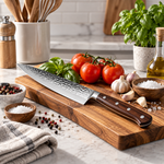 Kitchen Essentials chef knife and everyday food preparation tools
