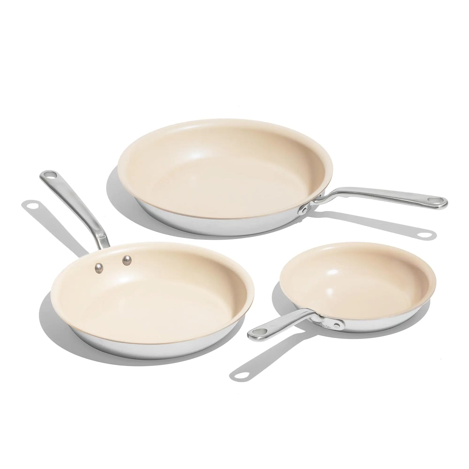 Made In Cookware - 3-Piece Nonstick Ceramic Frying Pan Set