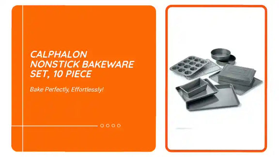 Video Calphalon Nonstick Bakeware Set, 10 Piece