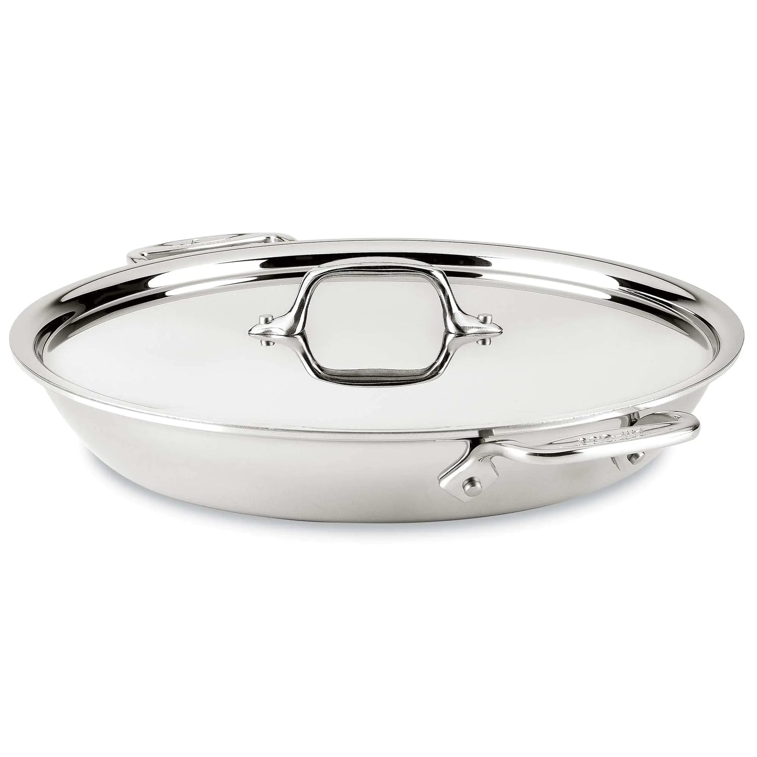 All-Clad D3 3-Ply Stainless Steel Universal Pan with Lid 3 Quart