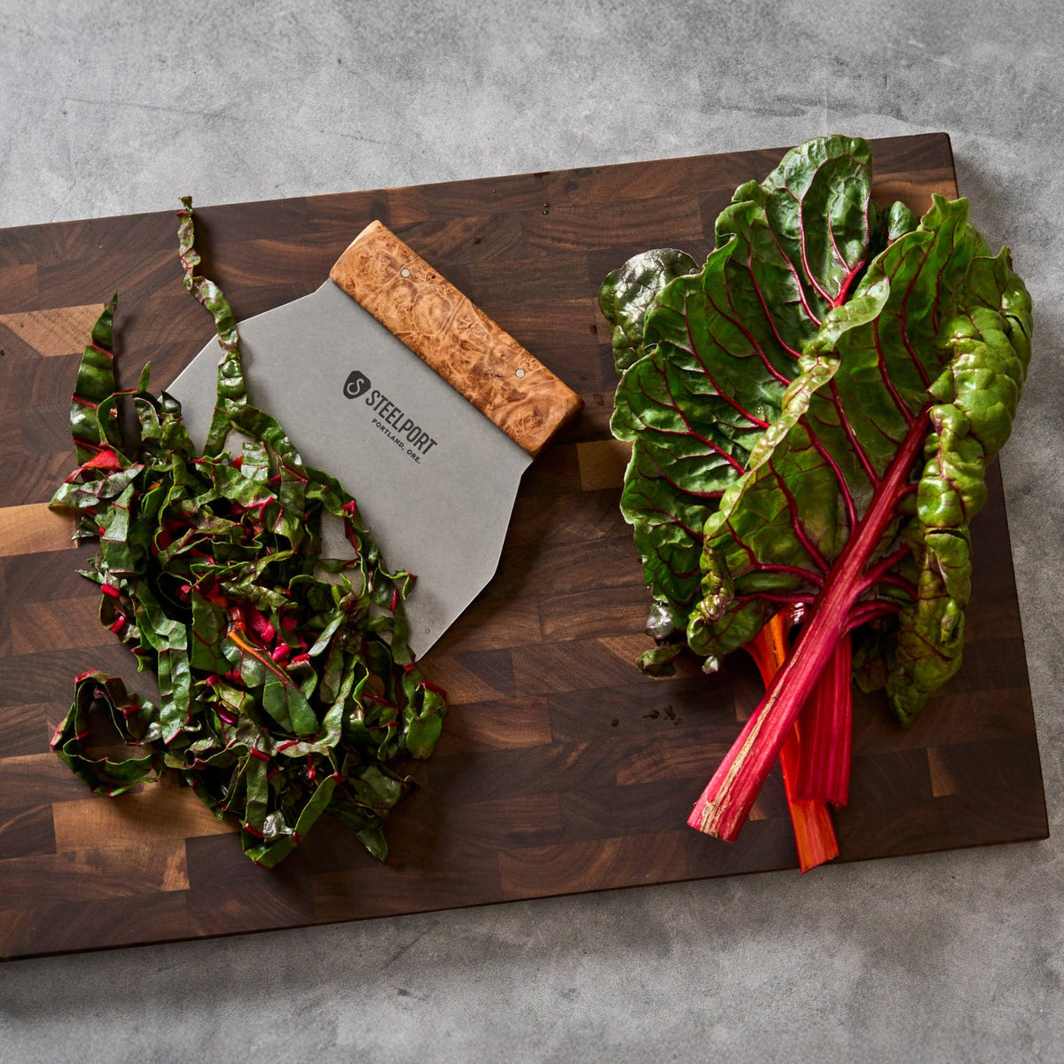 STEELPORT SteelCore Walnut Cutting Board – 18 x 12 Inches