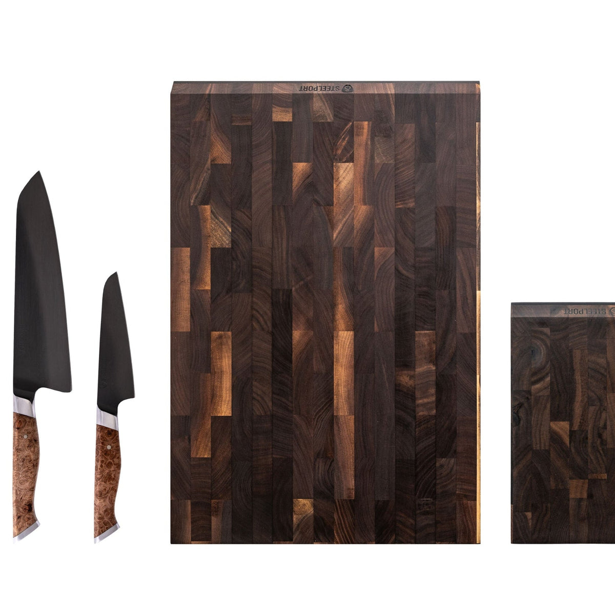 STEELPORT Signature 5-Piece Knife & Cutting Board Set