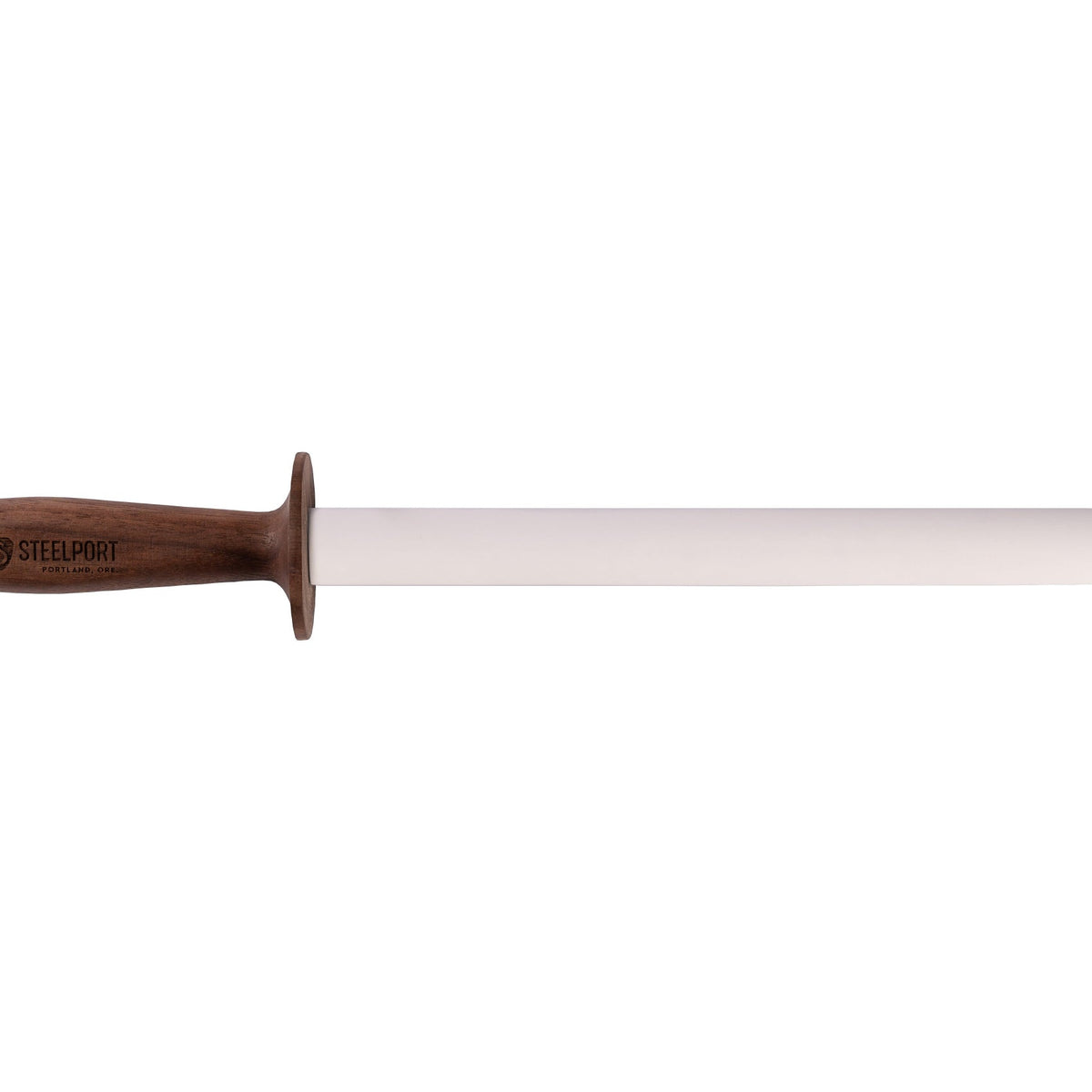 STEELPORT 12-Inch Oval Ceramic Honing Rod