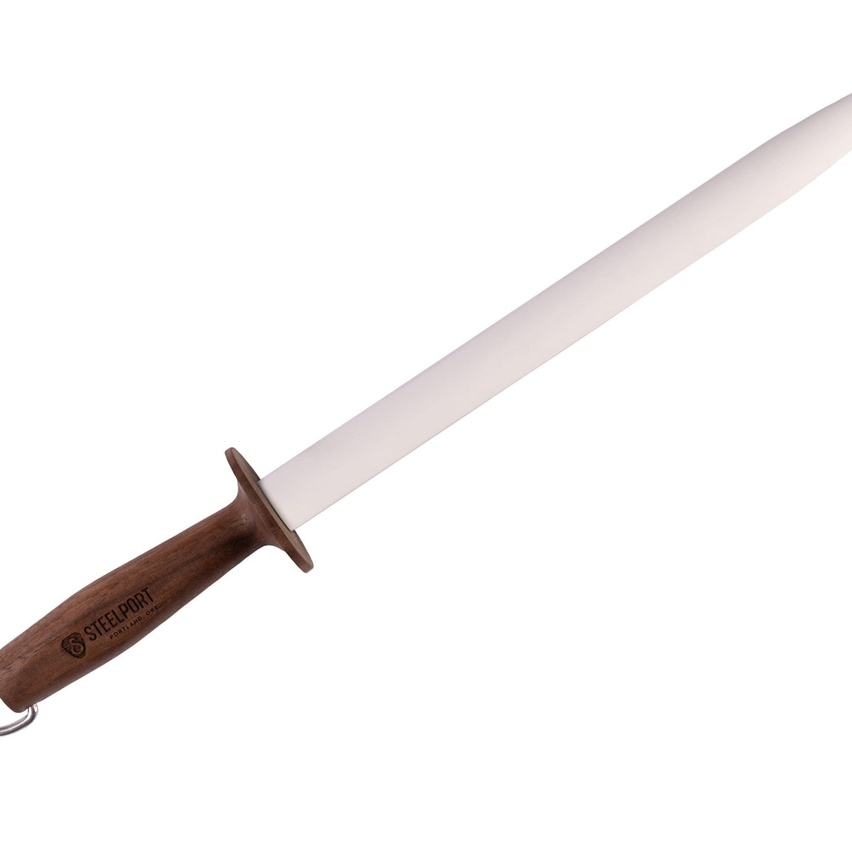STEELPORT 12-Inch Oval Ceramic Honing Rod