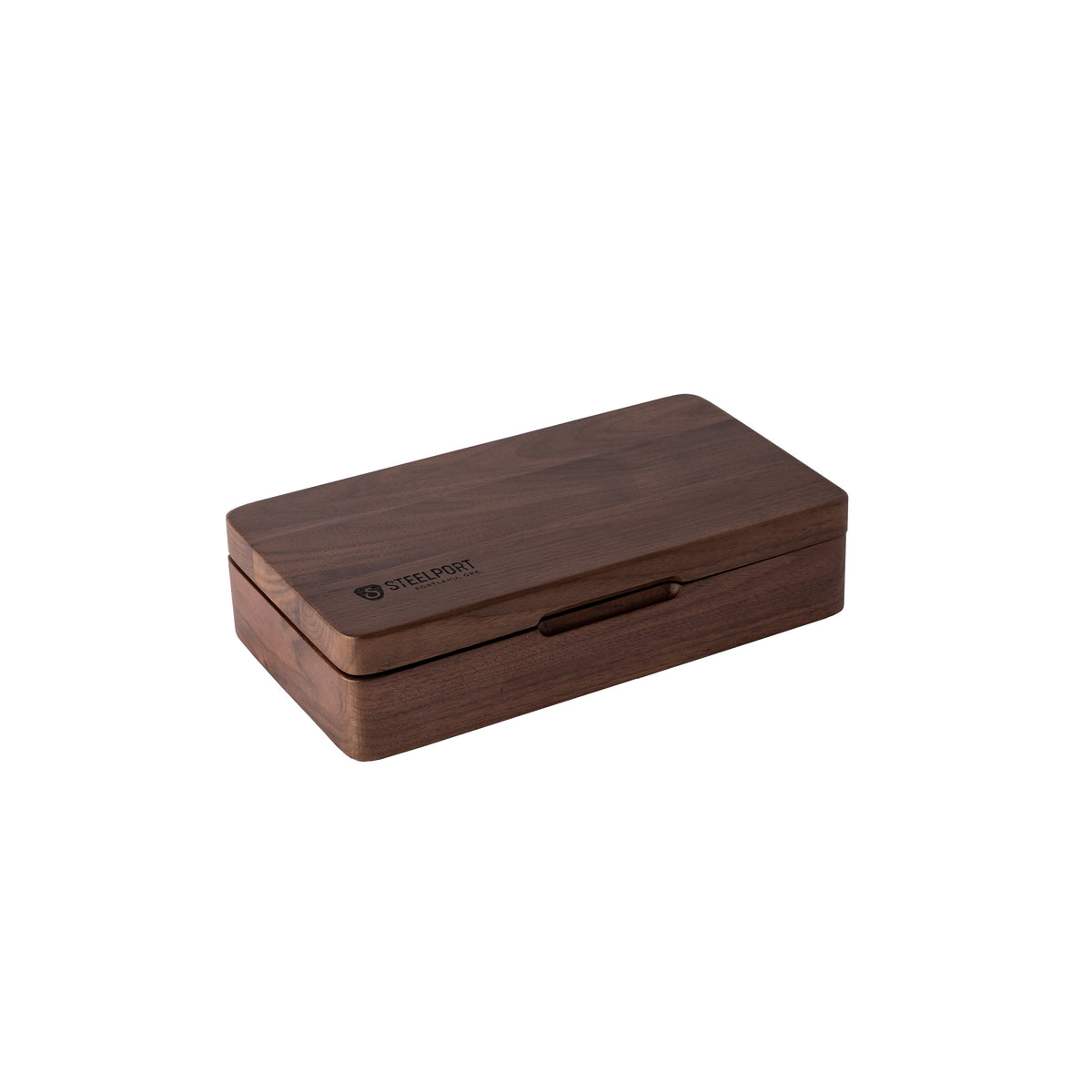 STEELPORT 4-Piece Carbon Steel Steak Knife Set with Walnut Box