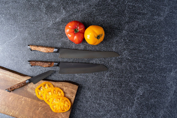 STEELPORT 3-Piece Essential Carbon Steel Knife Gift Set