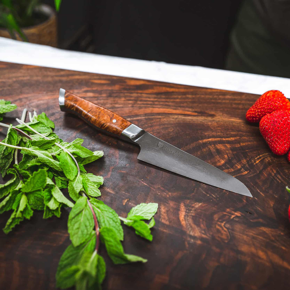 STEELPORT 4-Inch Carbon Steel Paring Knife