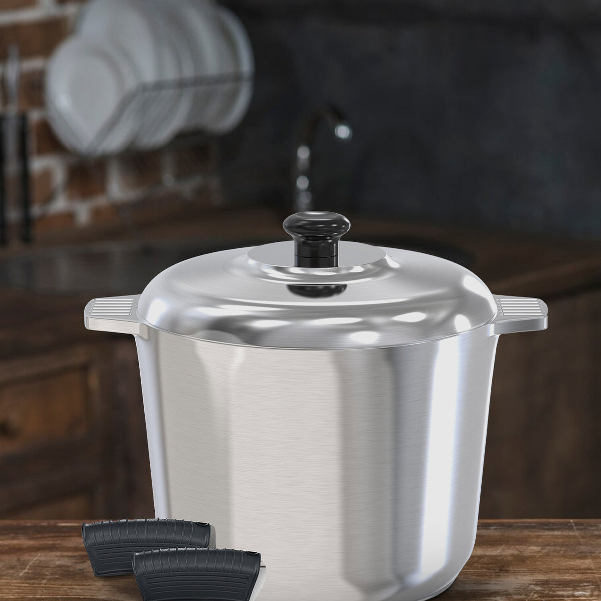 Magnaware 14-Quart Aluminum Stock Pot with Lid