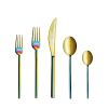 20 Piece Set Due Ice Rainbow Flatware Set