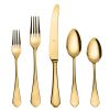 Dolce Vita 5 Piece Mirror Oro Flatware Set