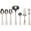 Dolce Vita 7 Piece Serve Set Mirror Champagne Flatware Set