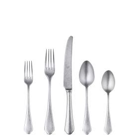 Dolce Vita 20-Piece Flatware Set Pewter