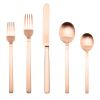 5 Piece Place Setting Stile Ice Bronzo Flatware Set